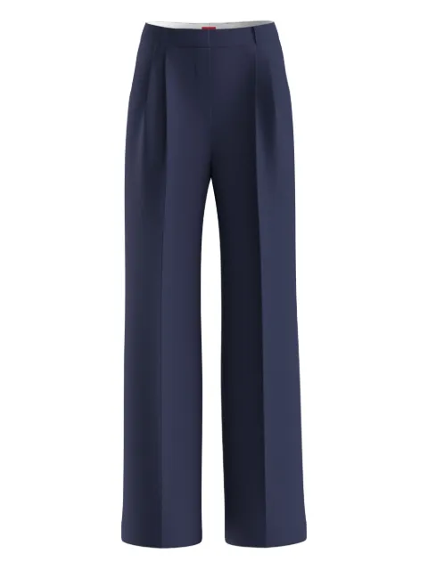 HUGO pleated wide-leg trousers