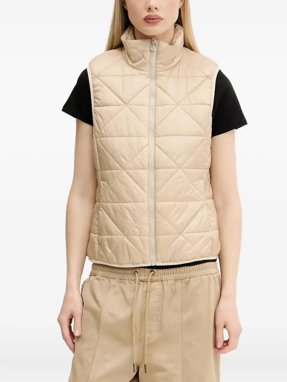 quilted gilet