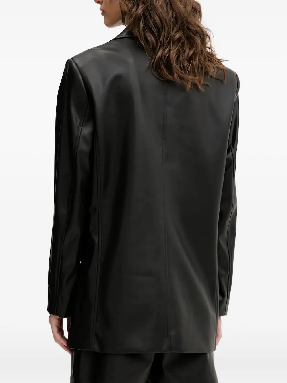 Hugo Boss Rose-embellished Blazer In Black