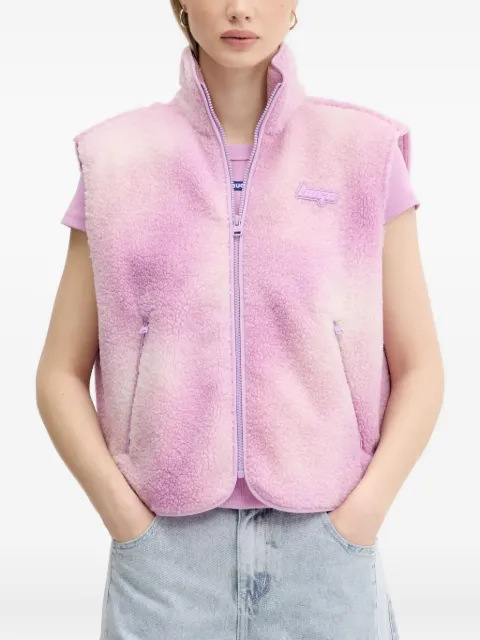 HUGO tie-dye fleece vest