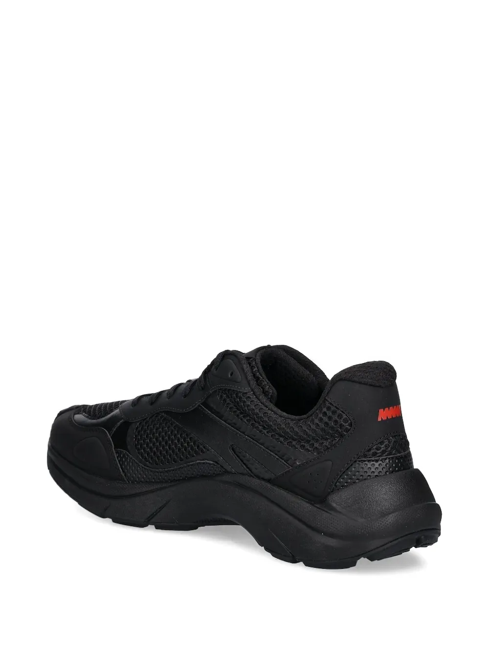 HUGO panelled lace-up sneakers Black