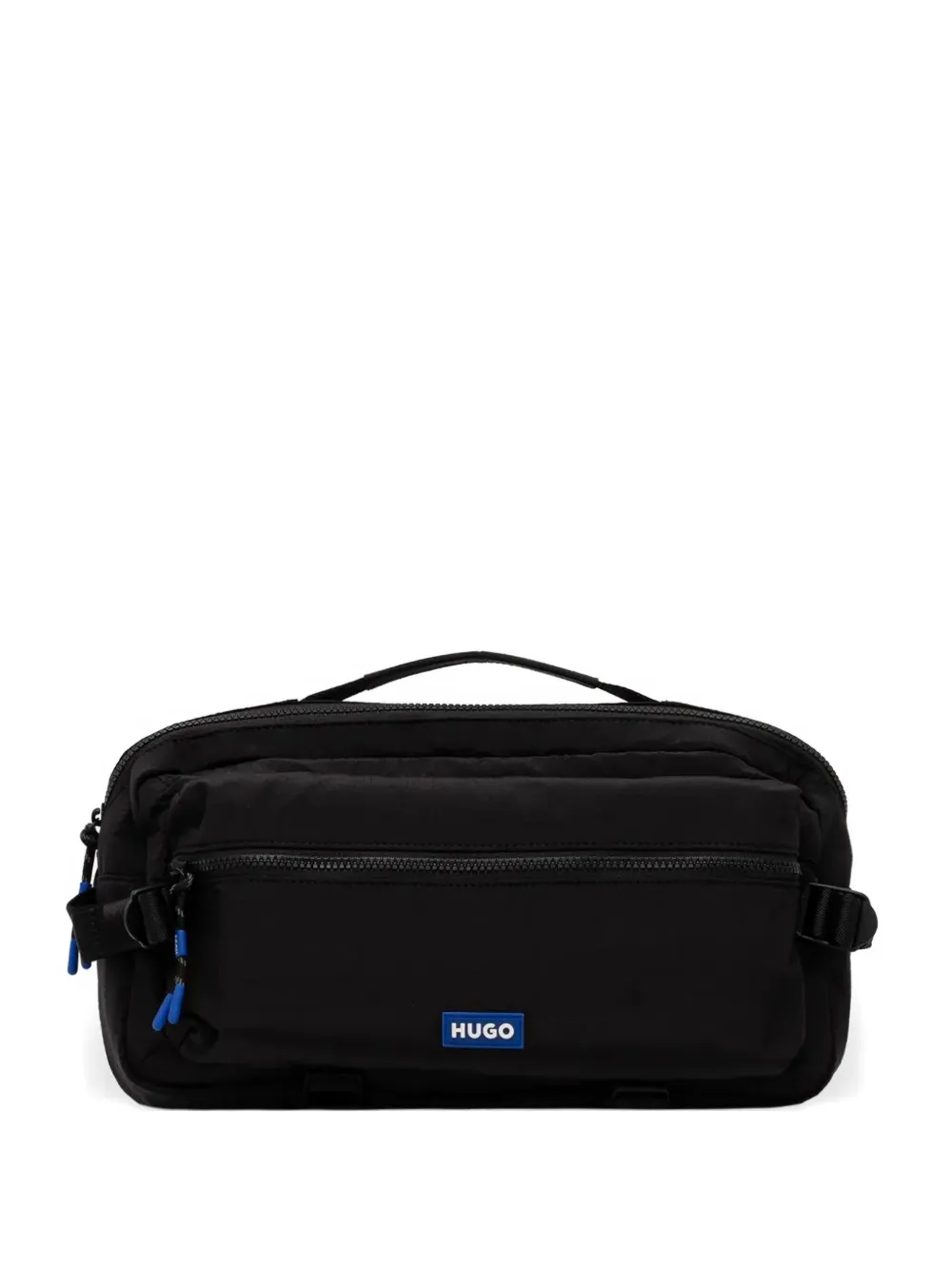 HUGO logo-appliqué belt bag - Nero