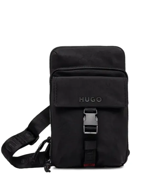 HUGO buckle-fastening messenger bag