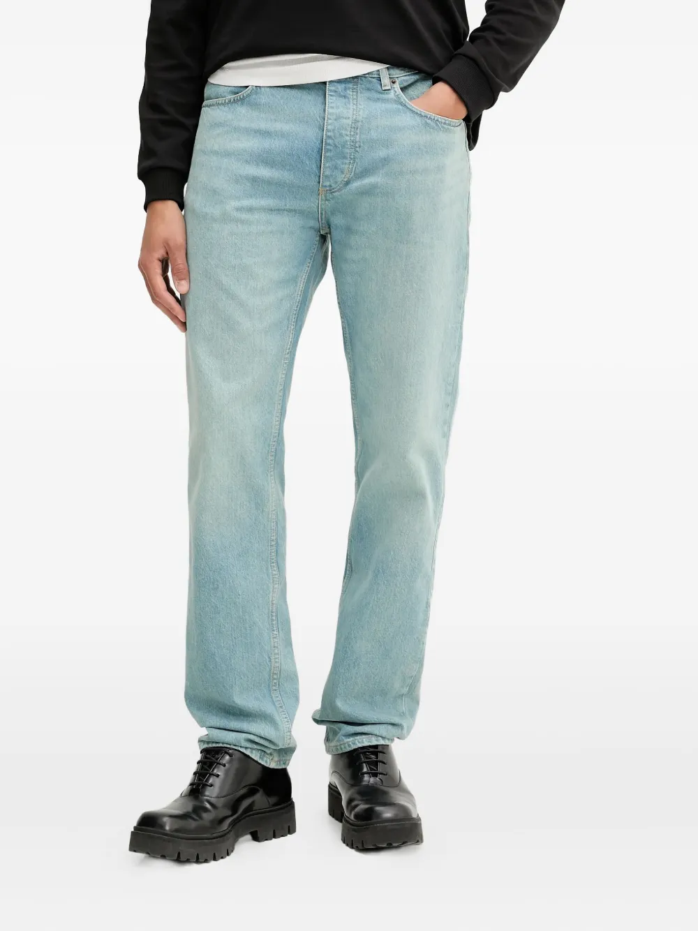 faded-wash jeans
