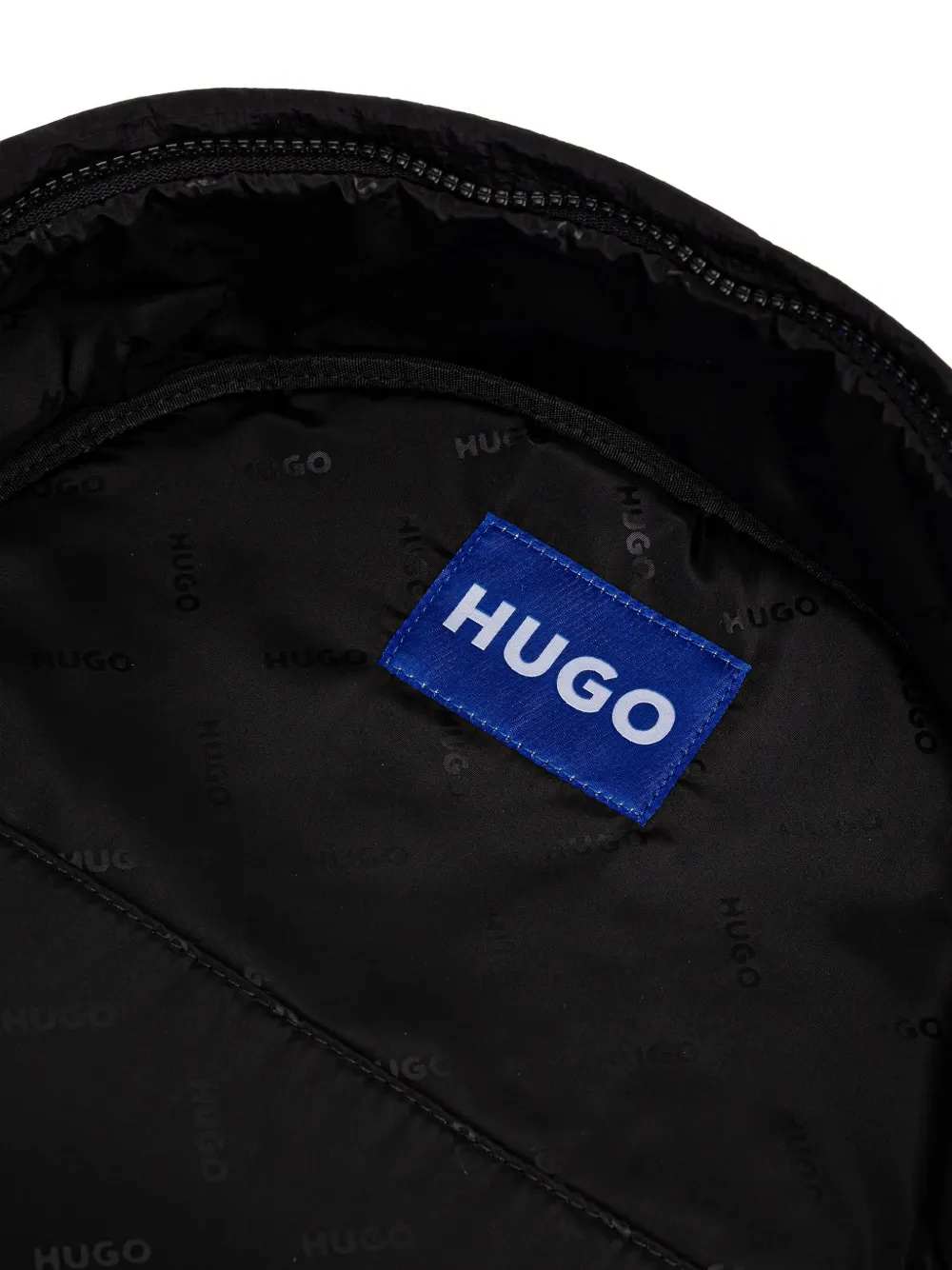HUGO Rugzak met logo-applicatie Zwart