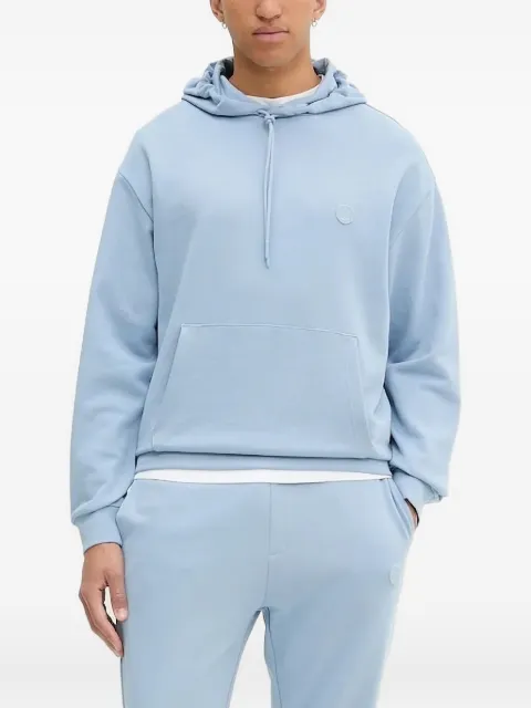 HUGO logo-patch hoodie
