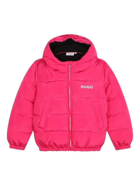 HUGO quilted hooded jacket