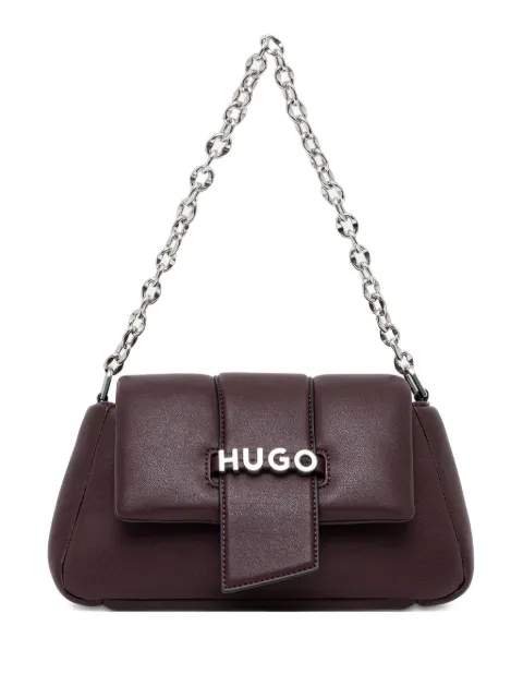 HUGO chain-strap quilted shoulder bag