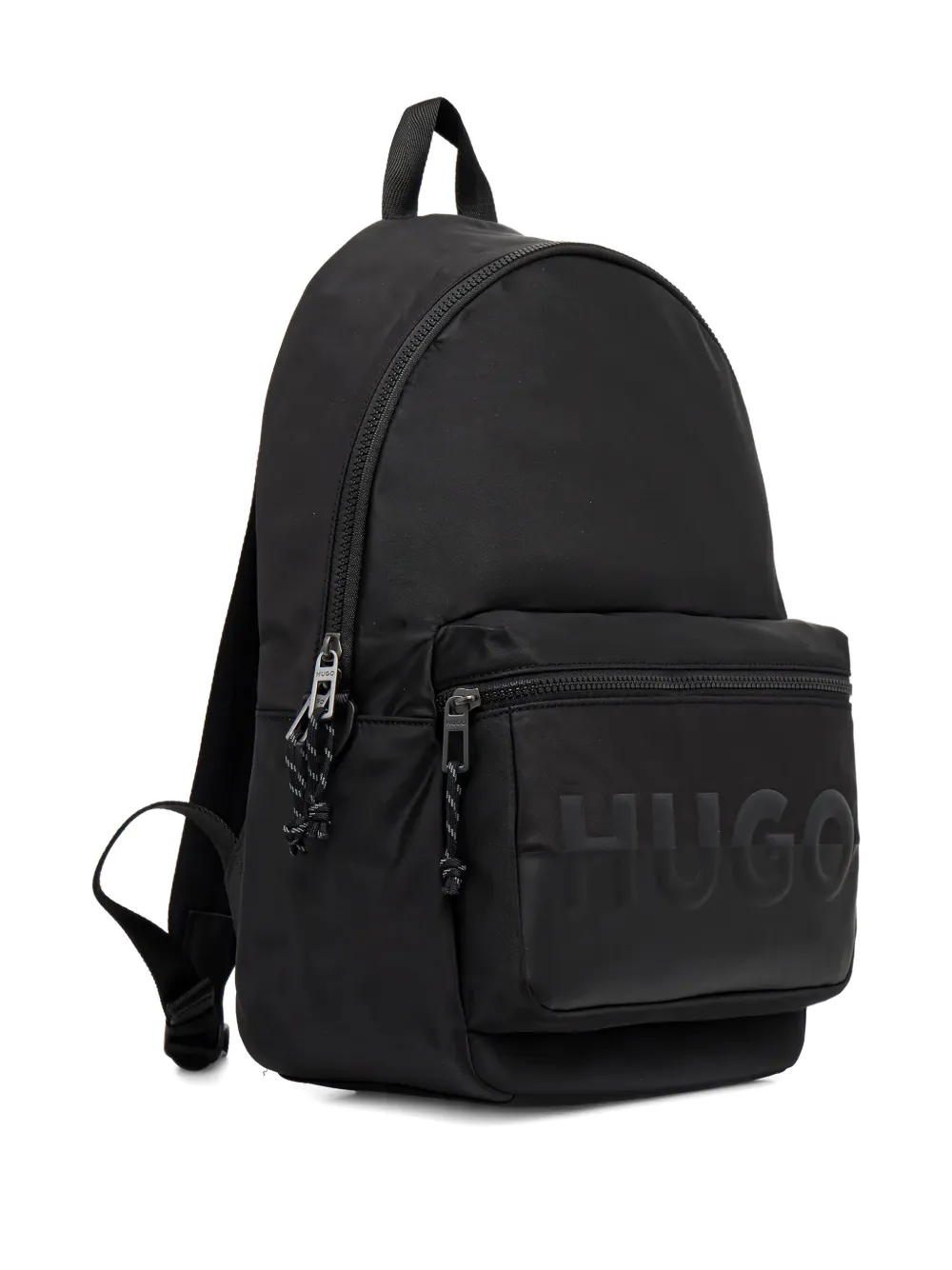 HUGO Rugzak met logoplakkaat Zwart