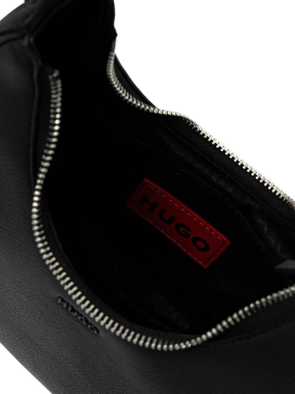 HUGO Crescent crossbodytas met rits Zwart