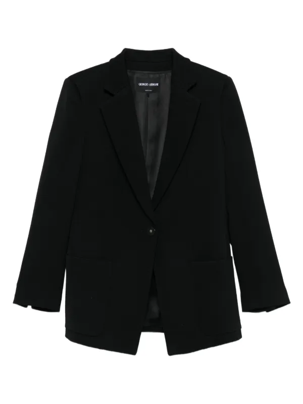 Giorgio Armani シングルジャケット | ブラック | FARFETCH JP