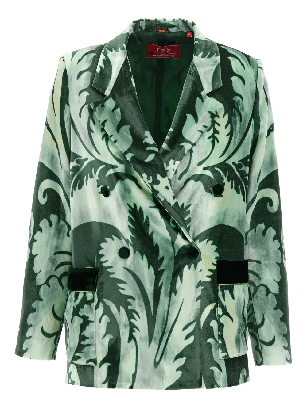 F.R.S For Restless Sleepers paisley-pattern blazer - グリーン F.R.S For Restless Sleepers paisley-pattern blazer - グリーン