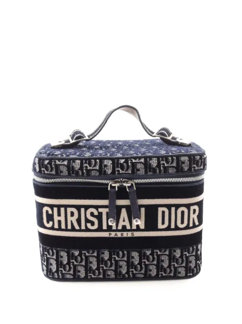 Christian Dior Pre-Owned شنطة مستحضرات تجميل 'أوبليك ديورترافل كايس' كانفا 2000-2025