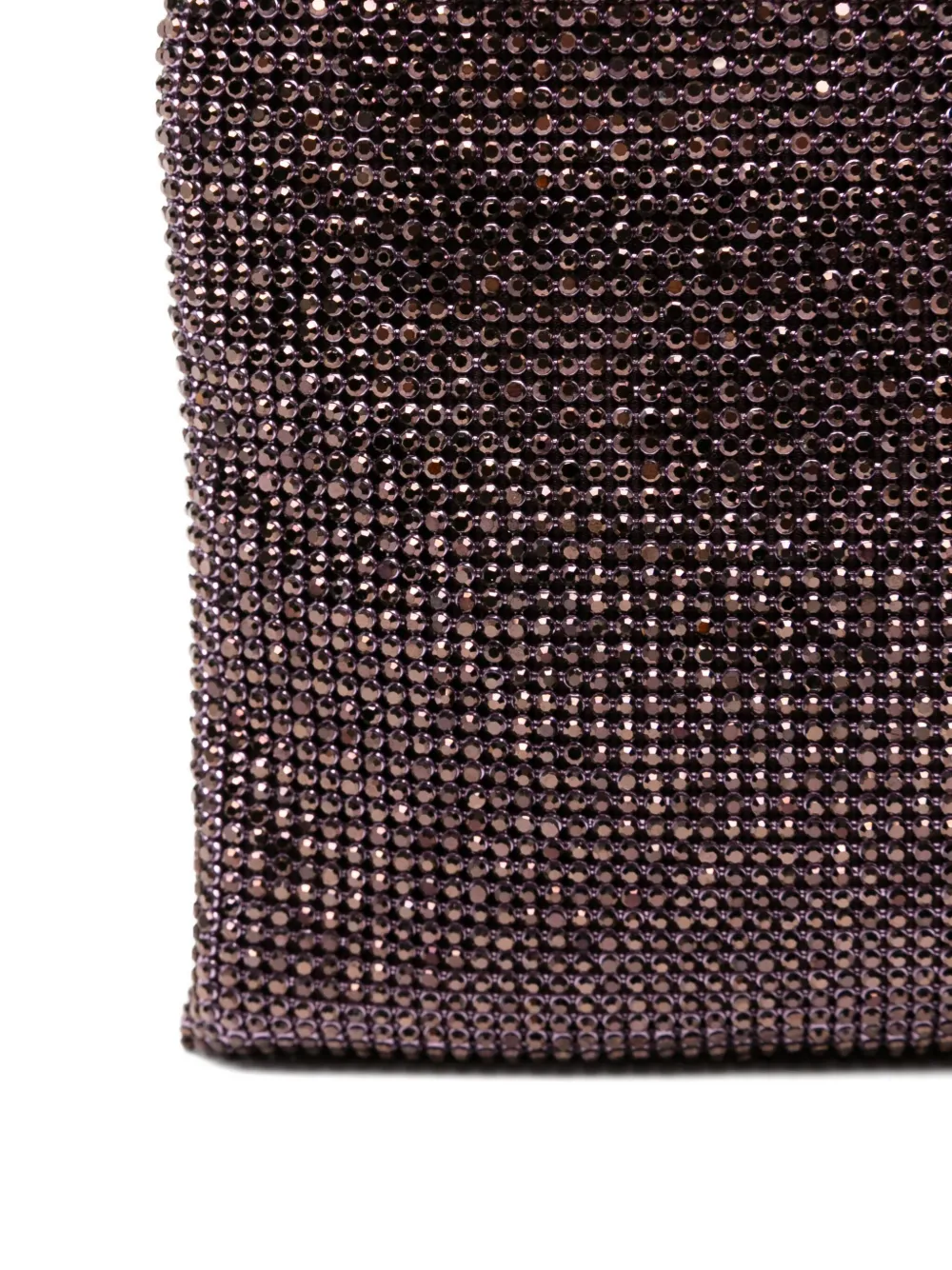 Benedetta Bruzziches Clutch verfraaid met kristallen Paars
