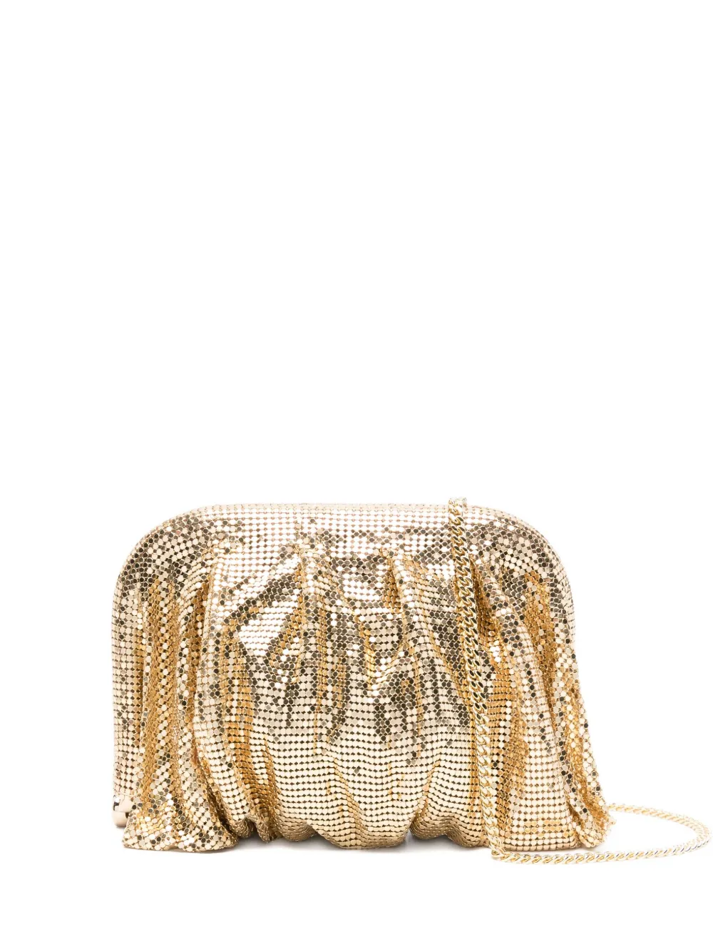 Benedetta Bruzziches chainmail clutch - ゴールドトーン Benedetta Bruzziches chainmail clutch - ゴールドトーン
