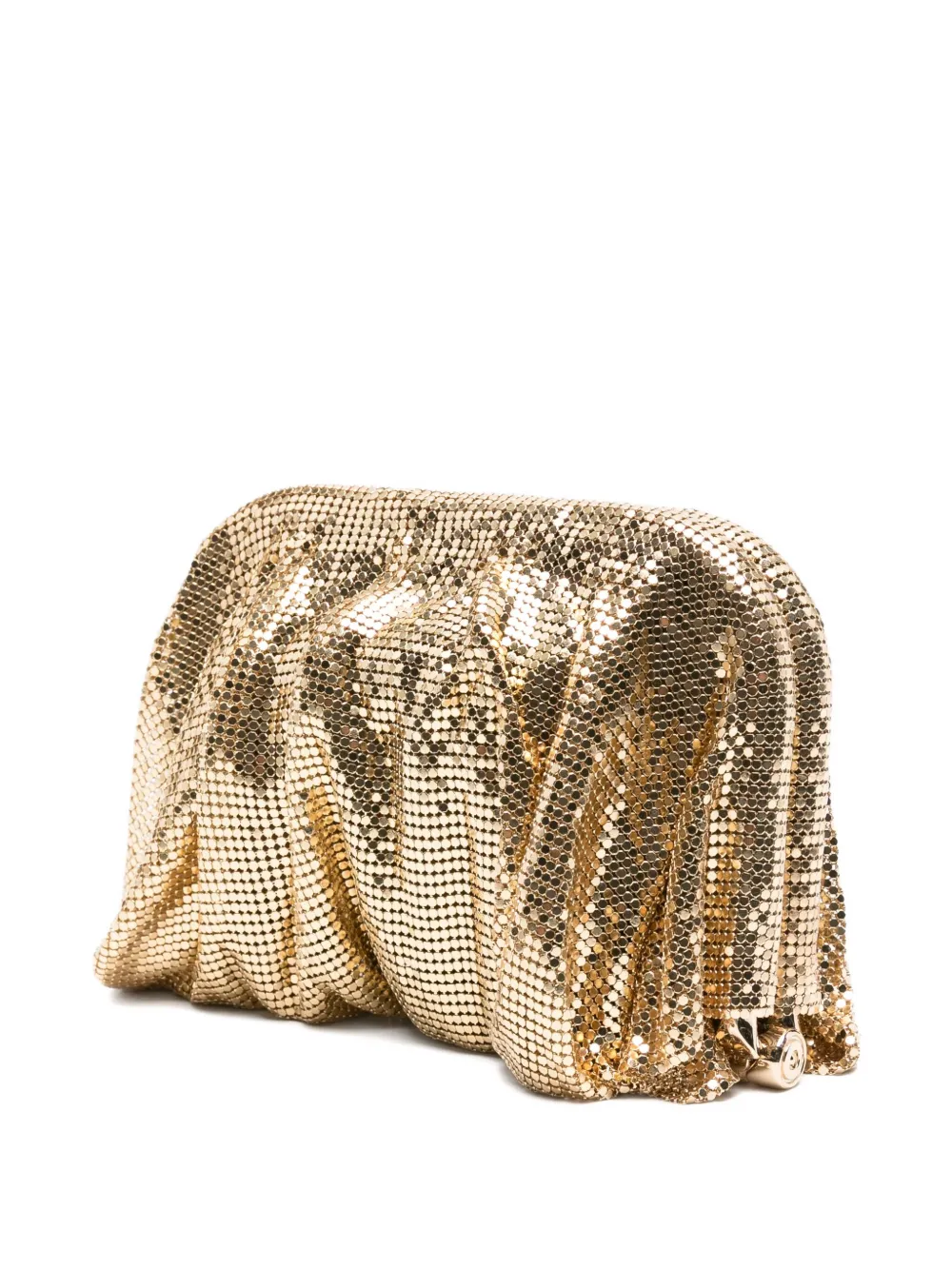 Benedetta Bruzziches Chainmail clutch Goud