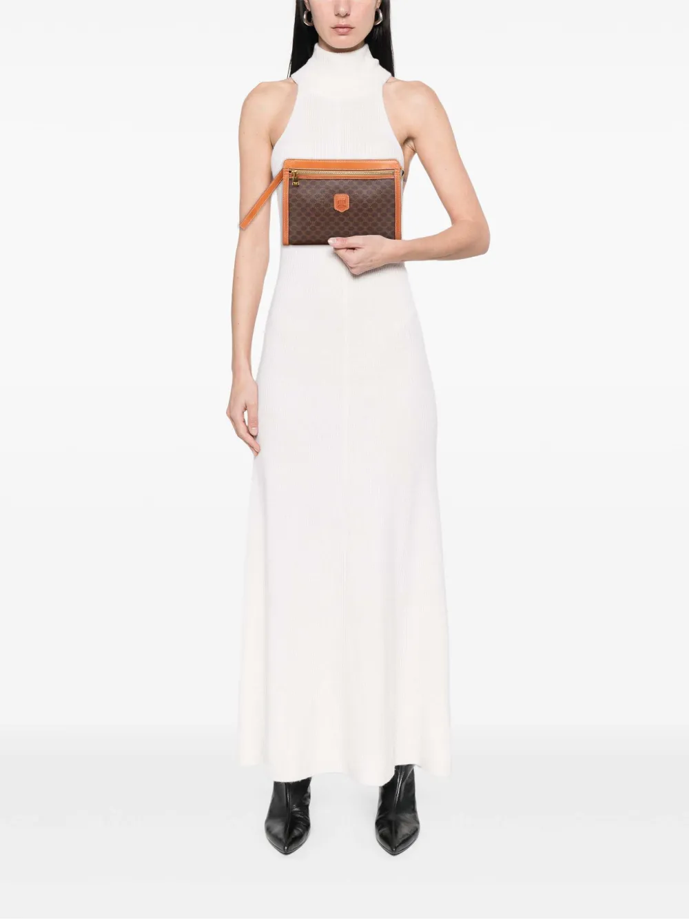 Céline Pre-Owned 1997 Macadam Coated Canvas clutch bag | Pre-Owned | Image 2