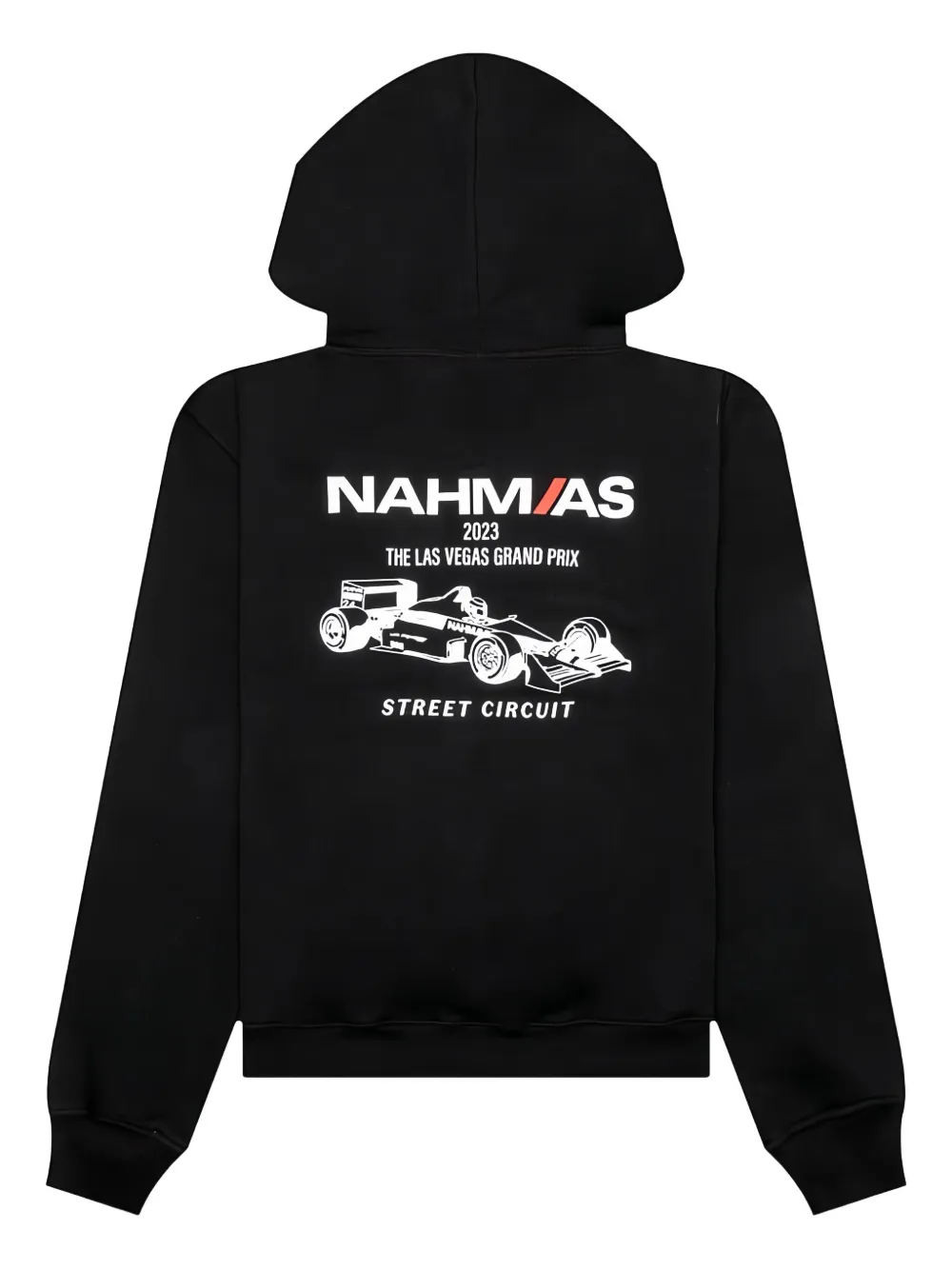 Nahmias Hoodie met print Zwart