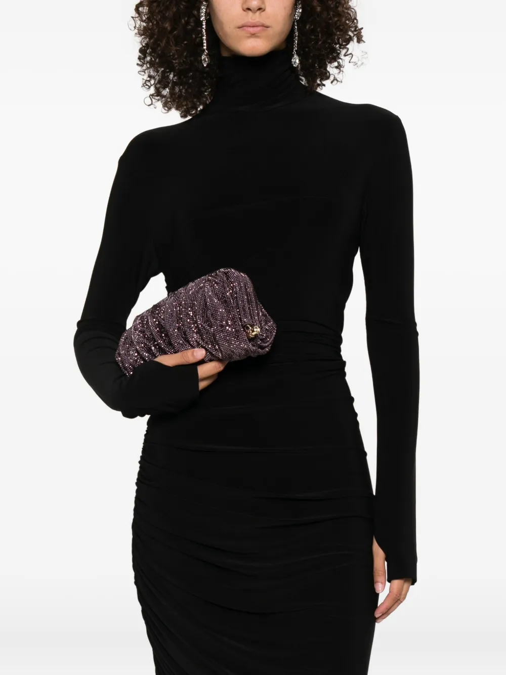 Benedetta Bruzziches Venus La Grande clutch Paars