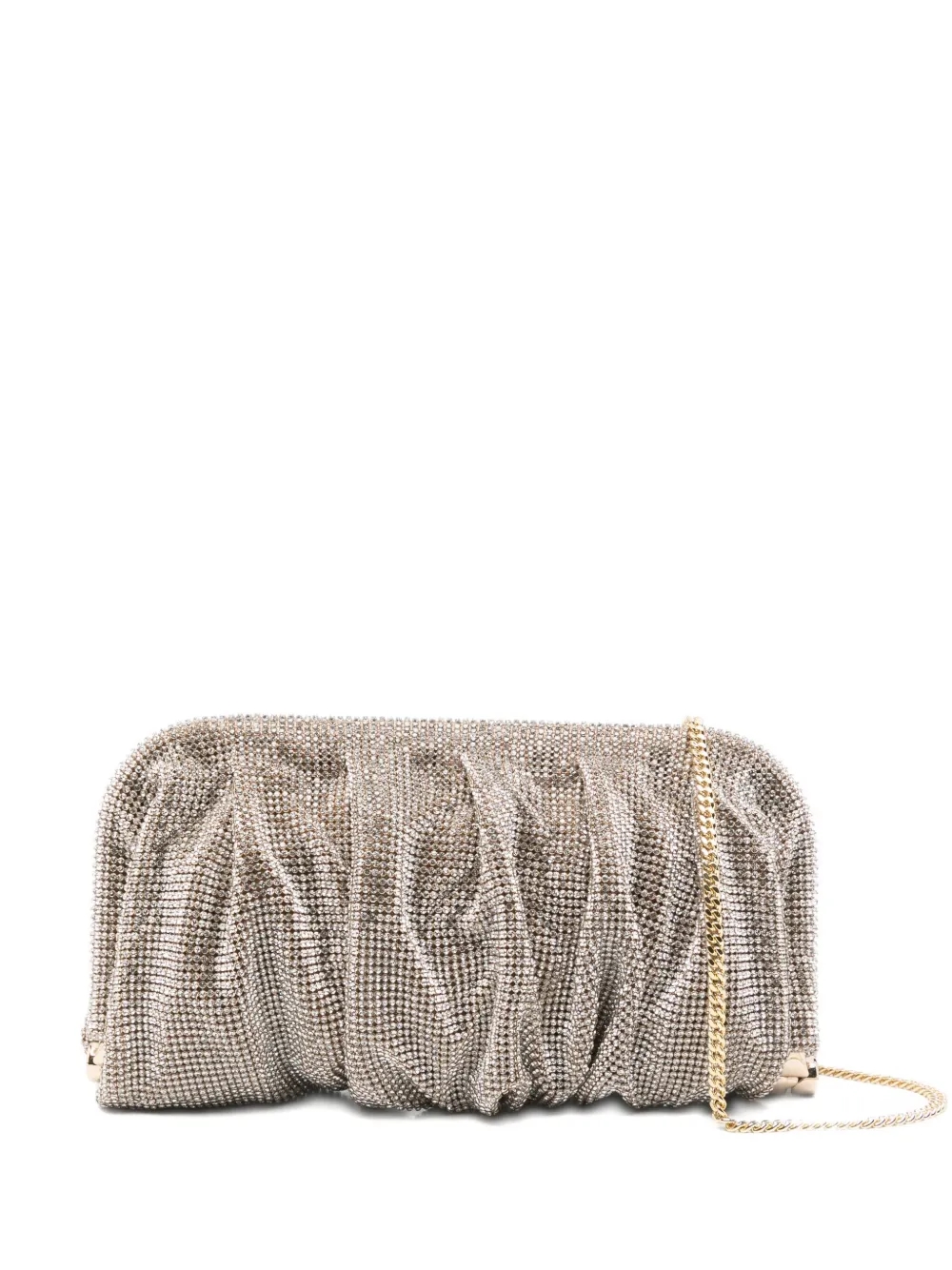 Benedetta Bruzziches Verfraaide gesmockte clutch Wit