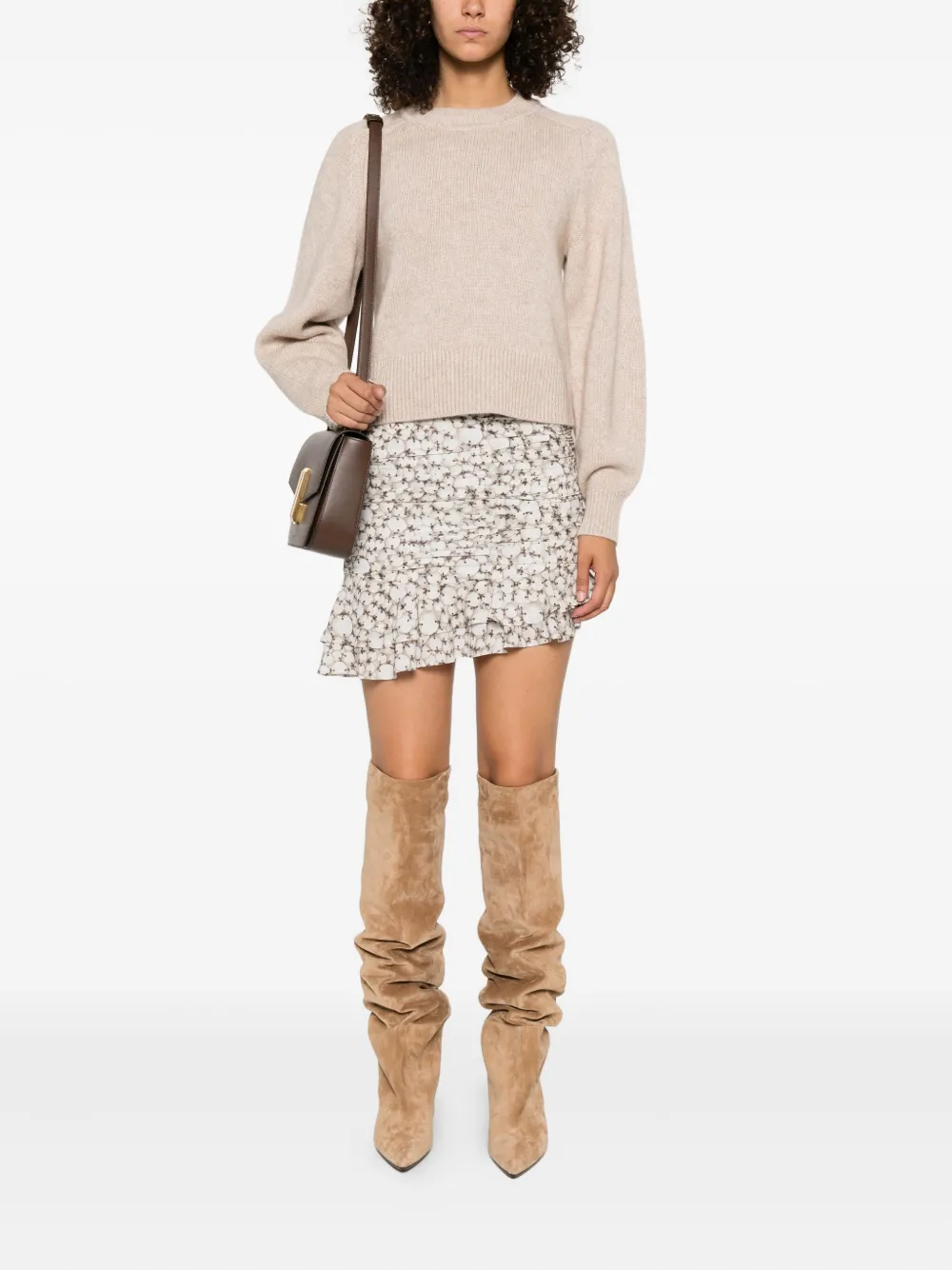 ISABEL MARANT Sweater met ronde hals Beige