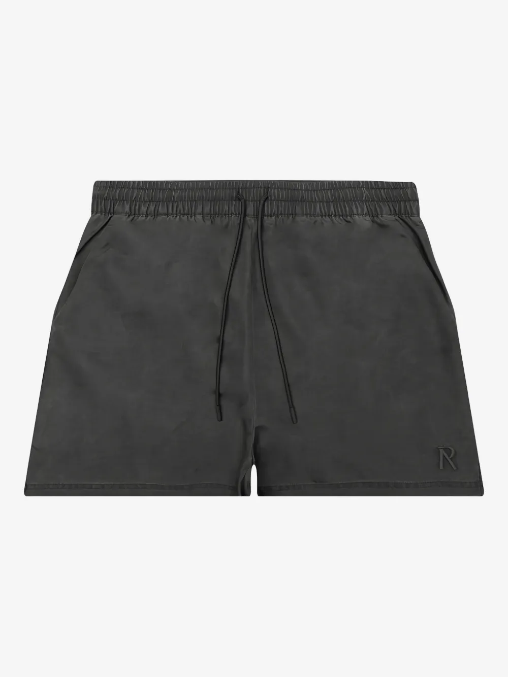 Represent Smart logo-embroidered swim shorts | Black | Image 1