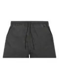 Represent Smart logo-embroidered swim shorts - Black