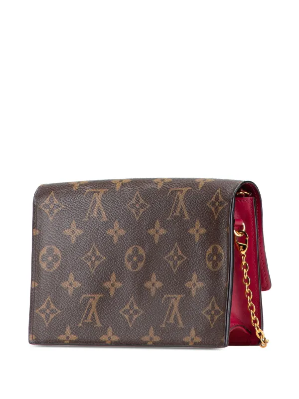 Louis Vuitton Pre-Owned 2019 Monogram Flore Wallet On Chain