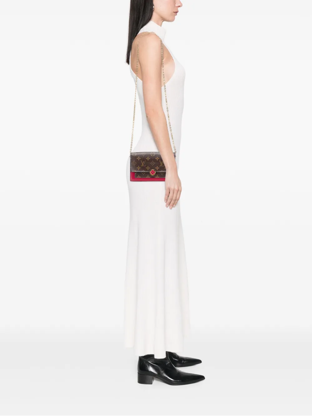 Louis Vuitton Pre-Owned 2019 Monogram Flore Wallet On Chain crossbody bag | Pre-Owned | Image 2