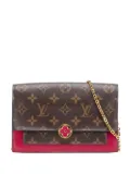 Louis Vuitton Pre-Owned 2019 Monogram Flore Wallet On Chain crossbody bag - Brown