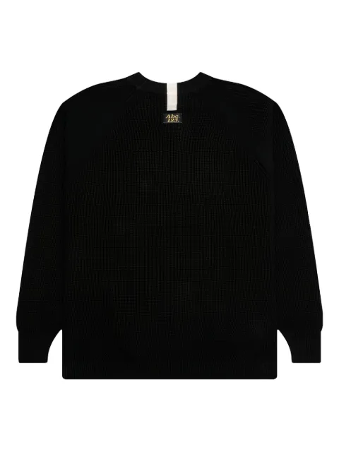 Advisory Board Crystals ribbed crewneck sweater