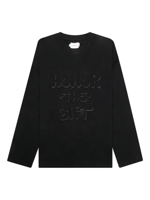 Honor The Gift Amp'd Up logo-embroidered long-sleeve T-shirt