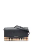Burberry Pre-Owned 2000-2017 House Check Henley Canvas and Leather Wallet on Chain crossbody bag - Brown