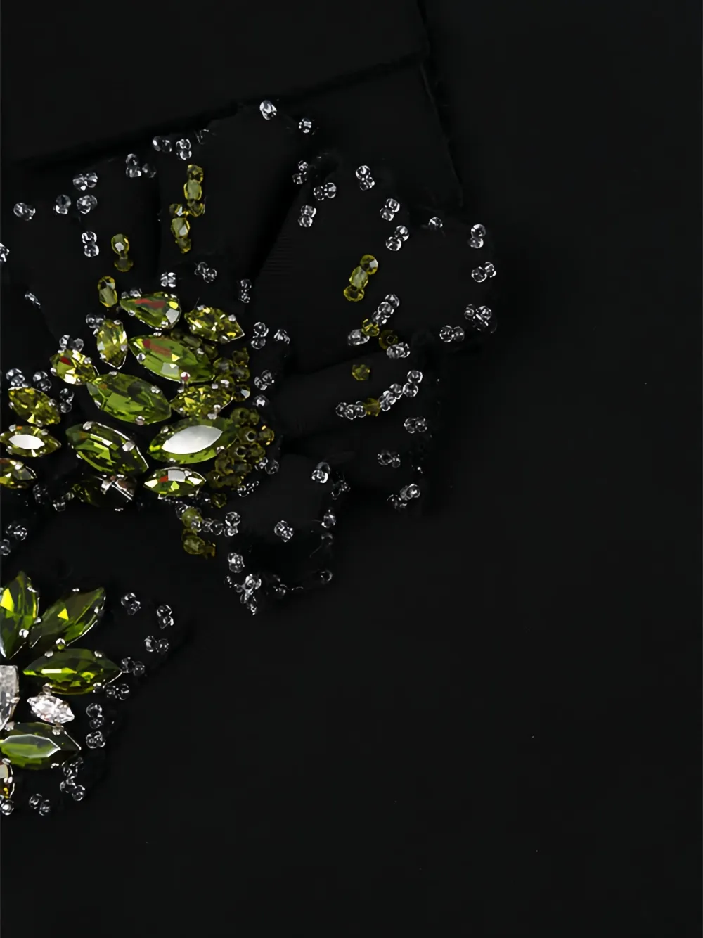Prada Jewel-patch Box-pleat Dress In Black