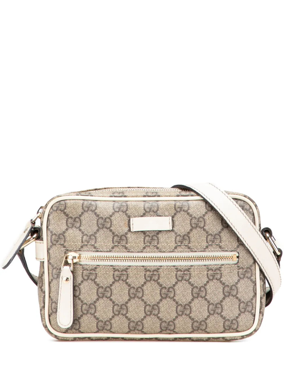 Gucci Pre-Owned 2000-2015 GG Supreme crossbody bag - ブラウン Gucci Pre-Owned 2000-2015 GG Supreme crossbody bag - ブラウン