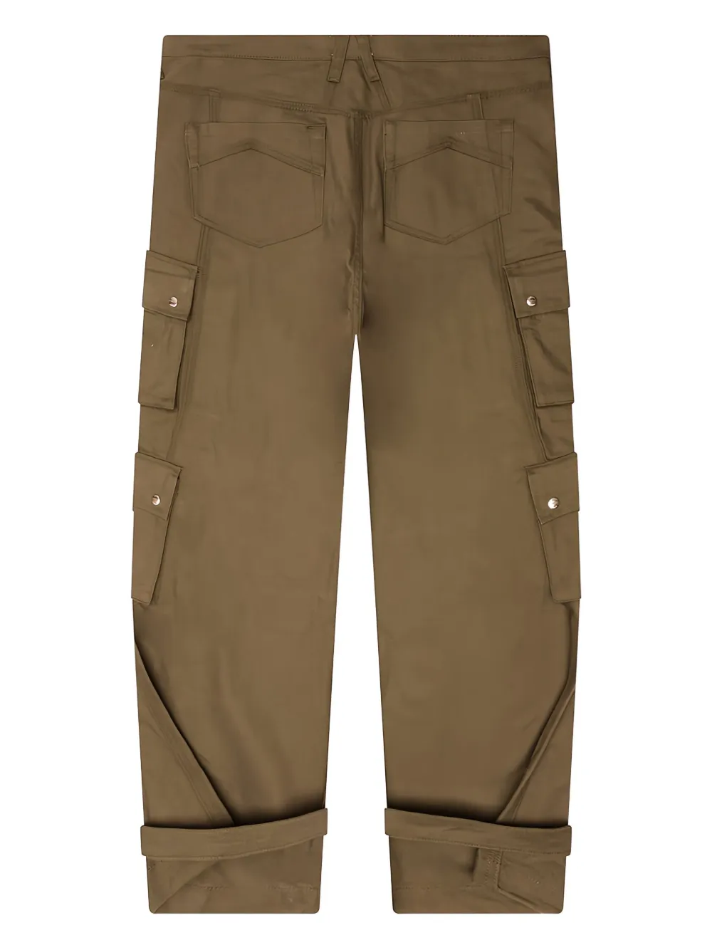 RHUDE Desert cargo broek met knoopsluiting Bruin