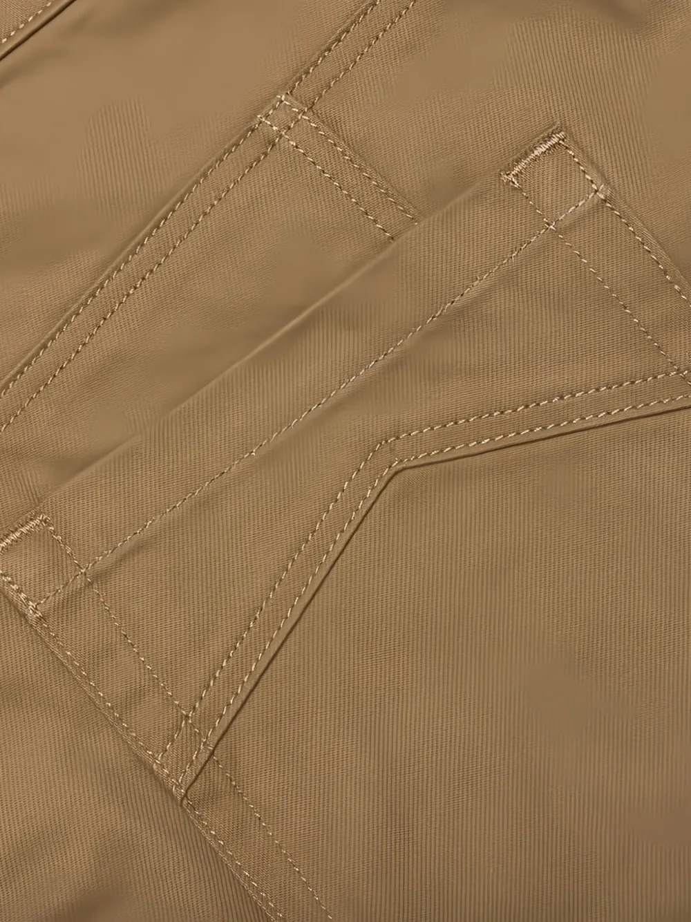 RHUDE Desert cargo broek met knoopsluiting Bruin