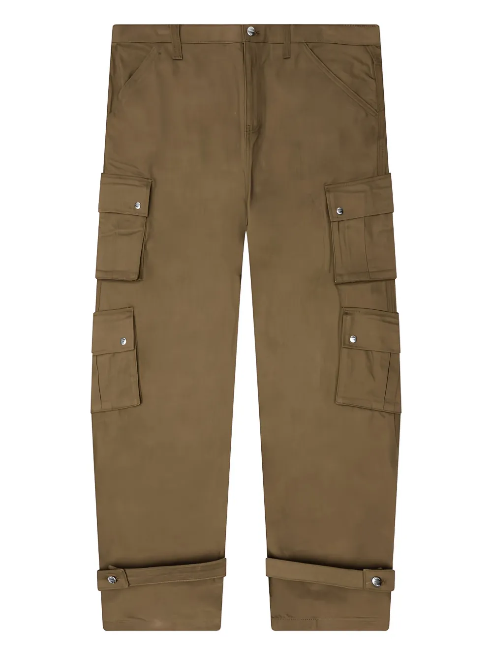 RHUDE Desert cargo broek met knoopsluiting Bruin