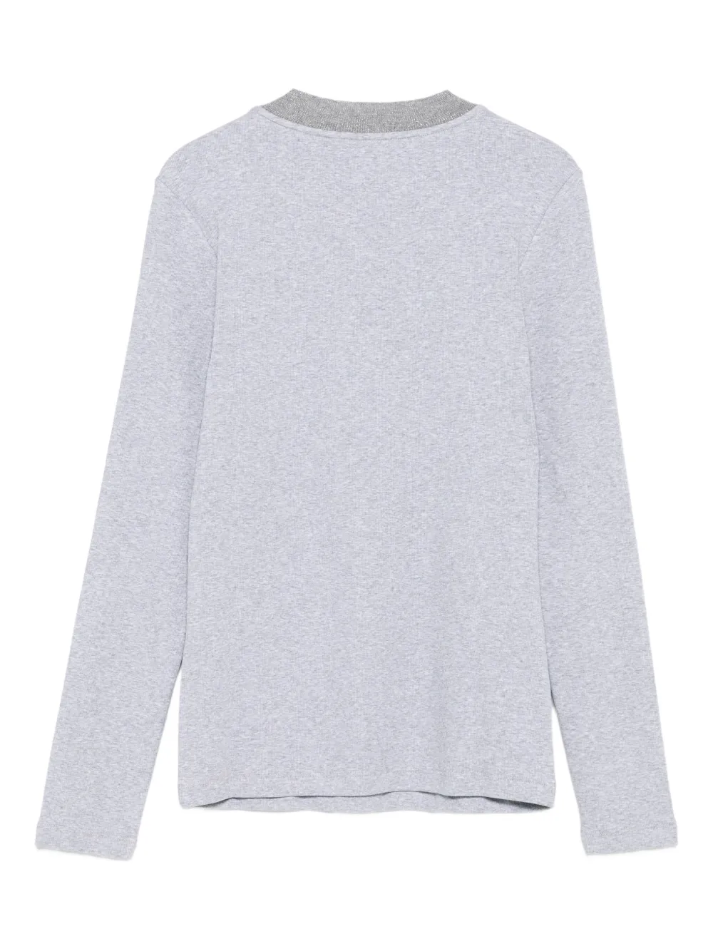 Peserico Sweater met verfraaide hals Grijs