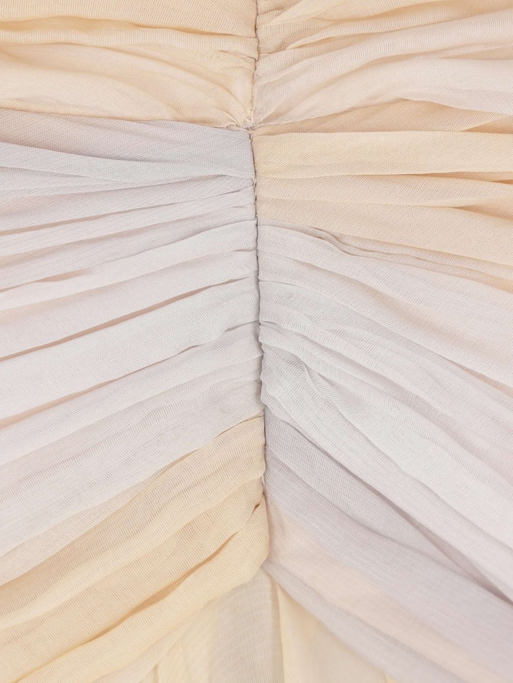 Alberta Ferretti draped gradient-effect dress Grijs