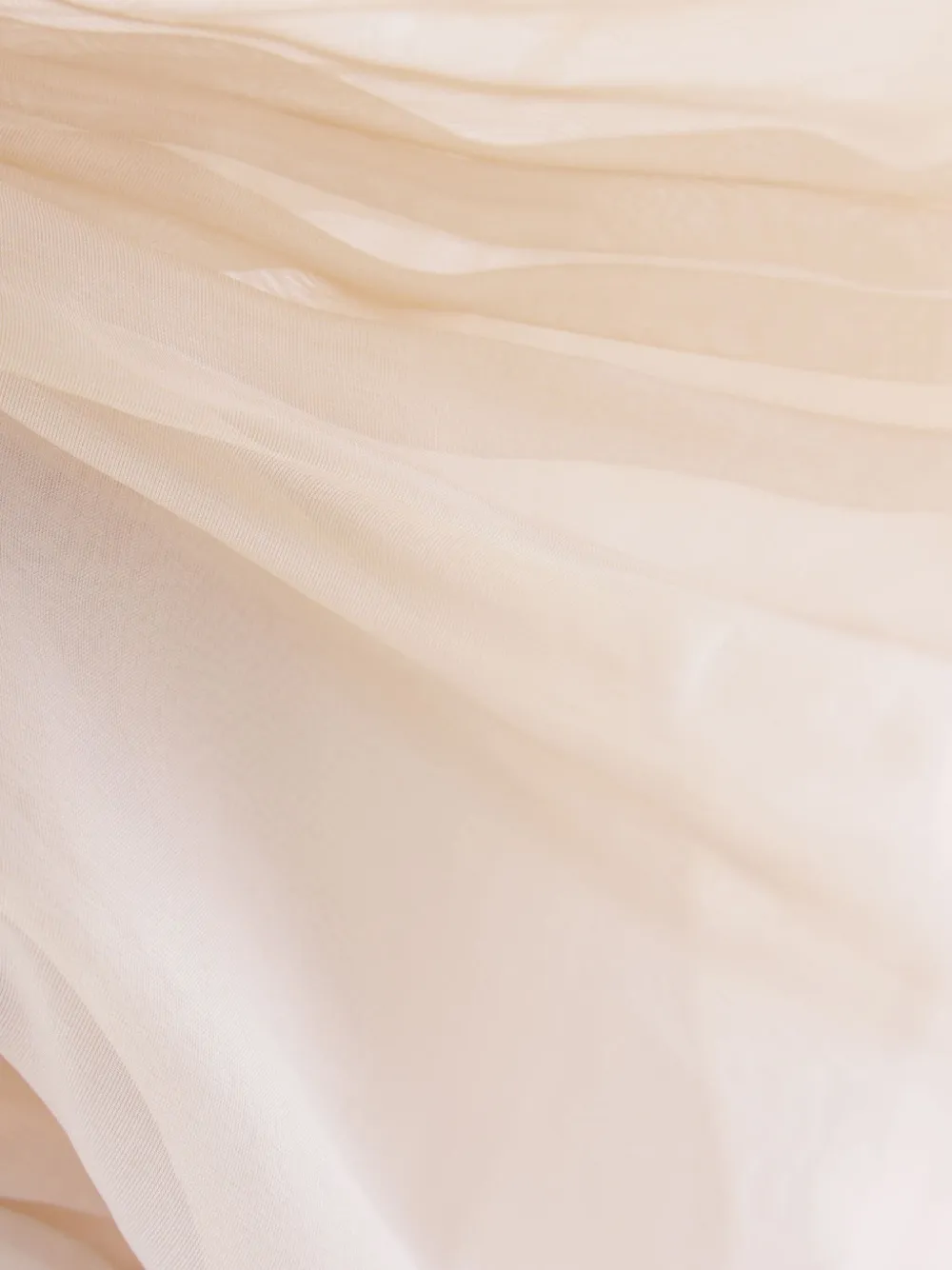 Alberta Ferretti draped gradient-effect dress Grijs
