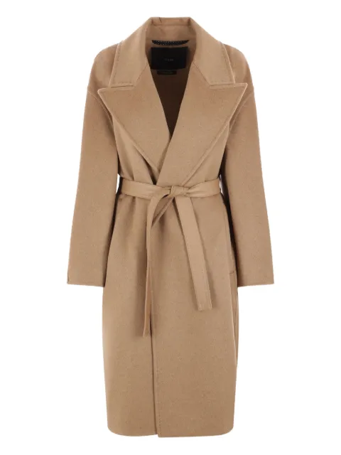 Max Mara Vale peak-lapel belted coat