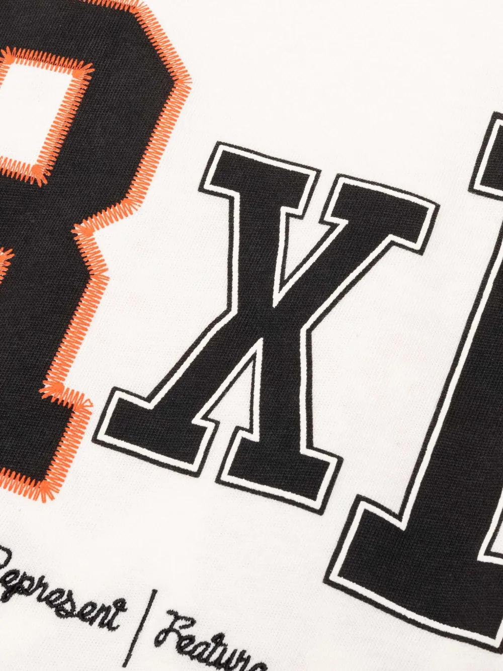 Represent x Champions T-shirt met borduurwerk Wit