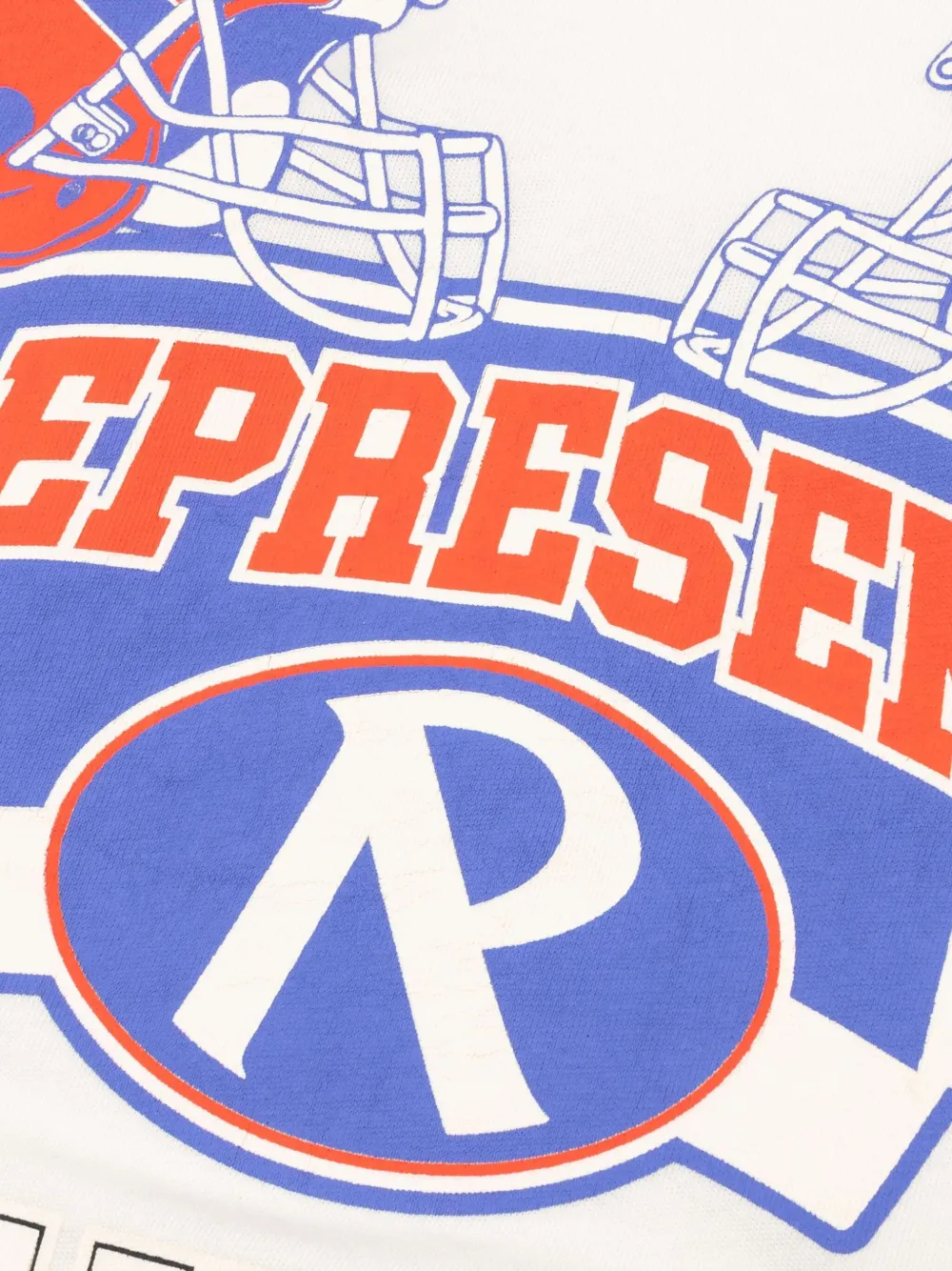 Represent x Champions T-shirt met borduurwerk Wit