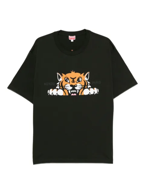 Kenzo tiger-graphic t-shirt