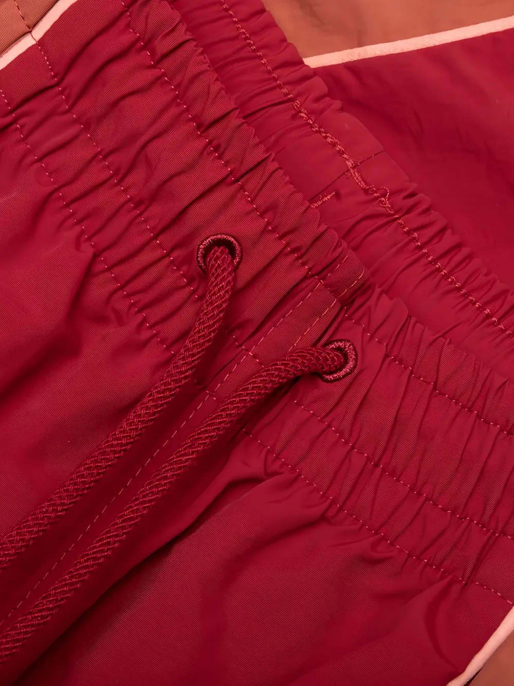 PUMA x KidSuper panelled drawstring shorts Rood