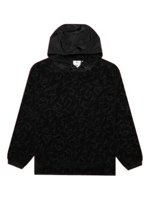 PUMA x Aries logo-jacquard hoodie