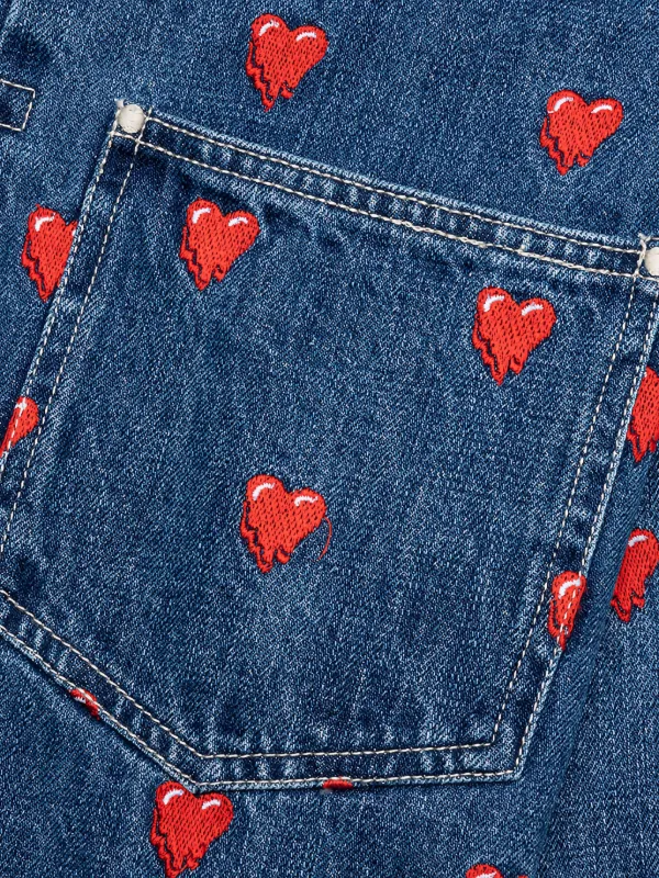 ■EMOTIONALLY UNAVAILABLE■ ロゴパターン デニムジャケット Emotionally Unavailable - 【ラスト1点】LOGO PATTERN DENIM