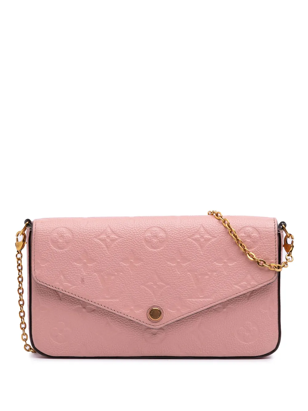 Louis Vuitton Pre-Owned 2019 Monogram Empreinte Pochette Felicie Louis Vuitton Pre-Owned 2019 Monogram Empreinte Pochette Felicie