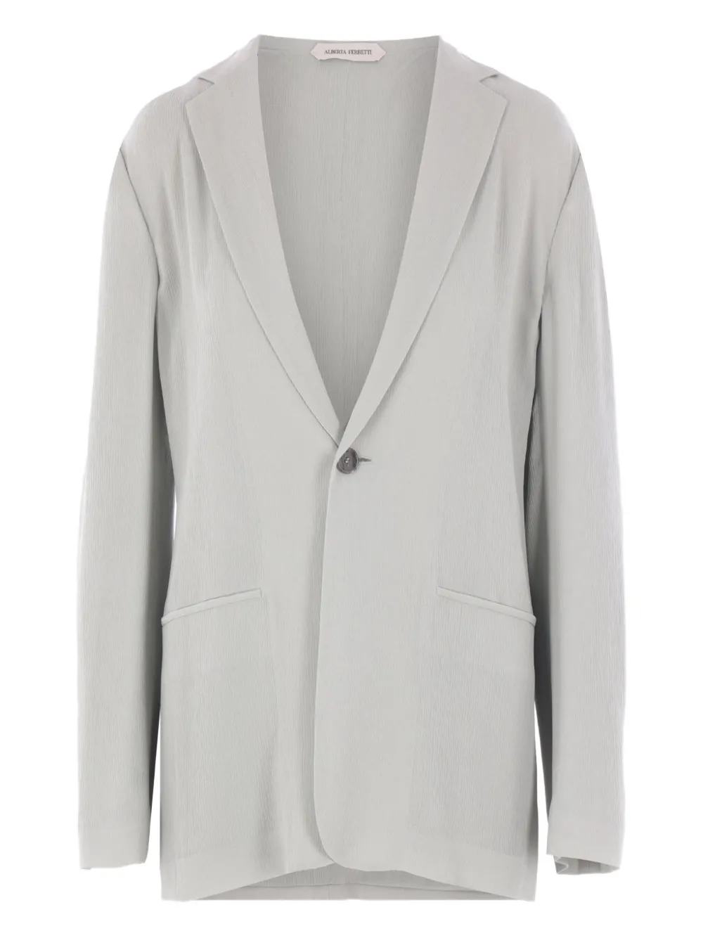 Alberta Ferretti single-breasted blazer Grijs